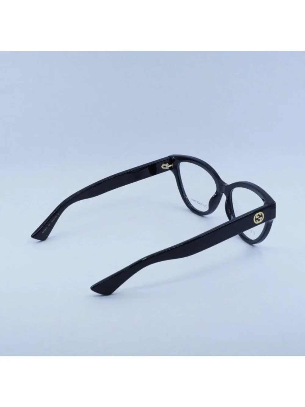 Gucci GG1581O 001 Eyeglasses Black 55mm Cat Eye Frame